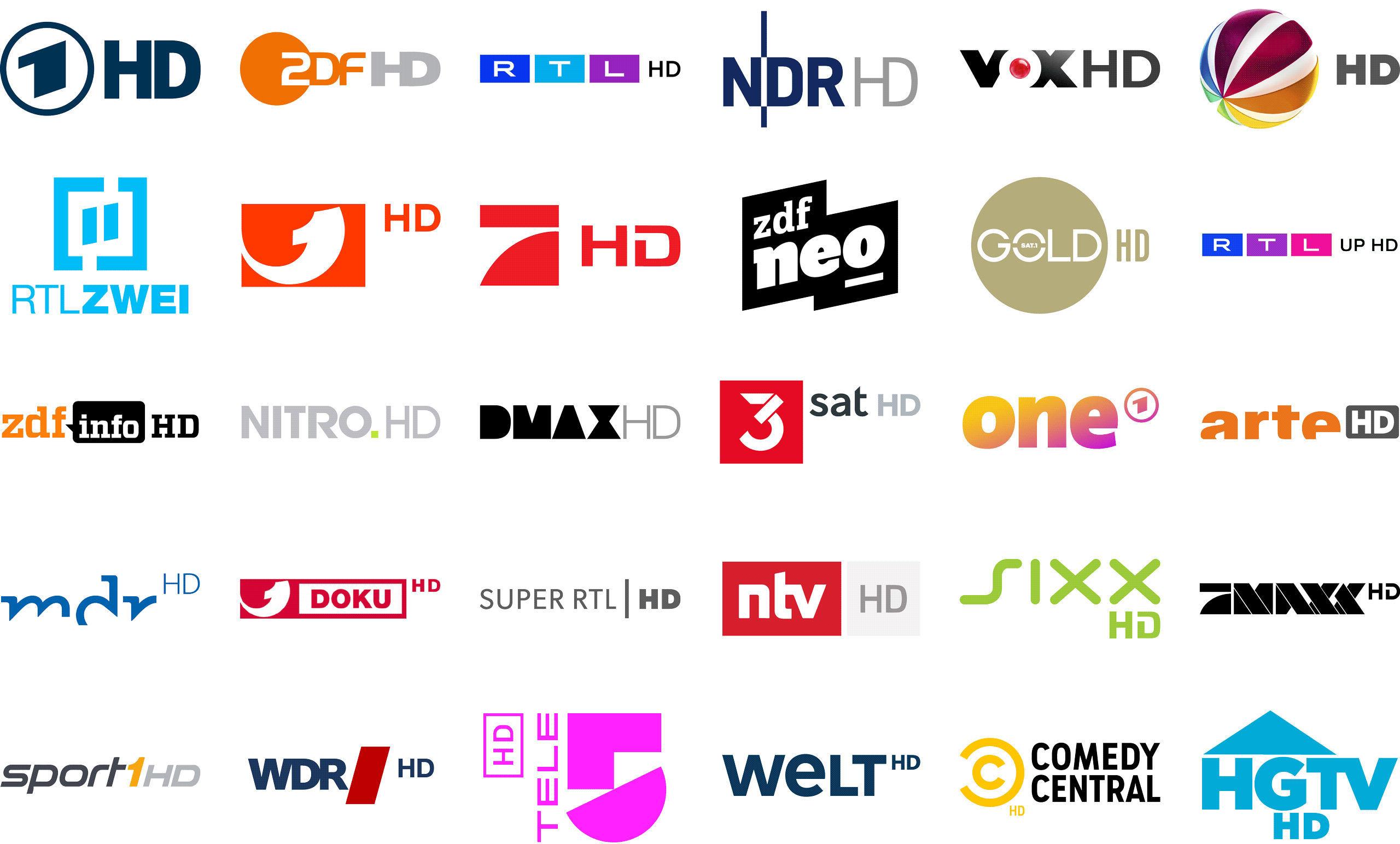 Senderliste_KabelTV+IPTV Icons Senderlogos